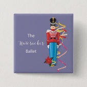 Badge Carré 5 Cm Nutcracker Danse Ballet Performance Félicitations (Devant)