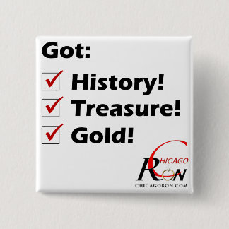 Badge Carré 5 Cm Obtenu le ! Bouton