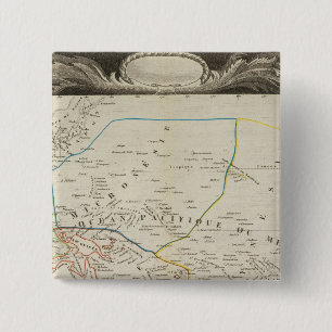 Badge Carré 5 Cm Océan