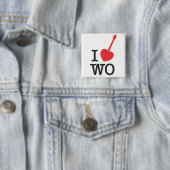 Badge Carré 5 Cm Océan de William (En situation)