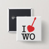 Badge Carré 5 Cm Océan de William (Devant & derrière)