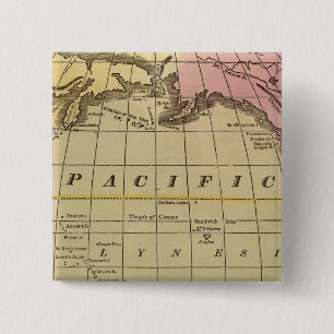 Badge Carré 5 Cm Océan Pacifique 7