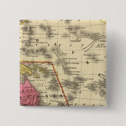 Badge Carré 5 Cm Océanique (Devant)