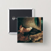 Badge Carré 5 Cm Odalisque (Devant & derrière)