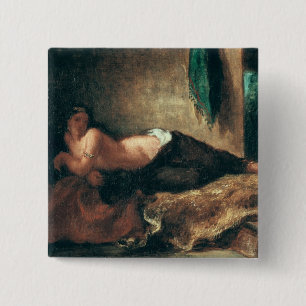 Badge Carré 5 Cm Odalisque