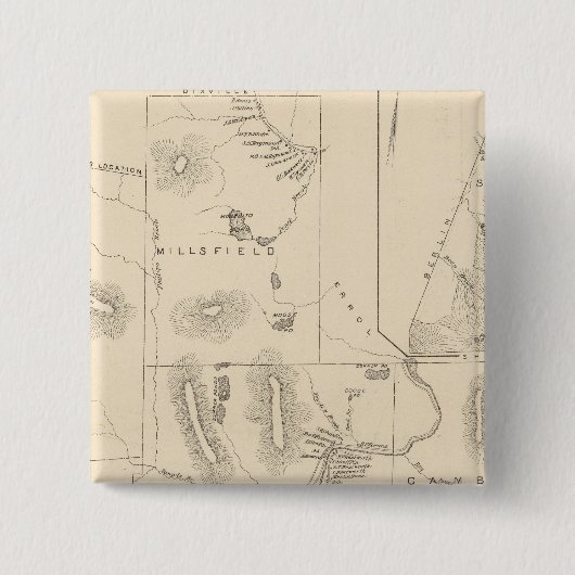 Badge Carré 5 Cm Odell, Millsfield, Dummer, Cambridge (Devant)