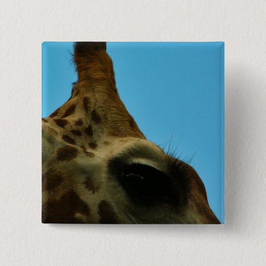 Badge Carré 5 Cm oeil de girafe (Devant)
