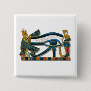 Badge Carré 5 Cm Oeil de Horus Pectoral