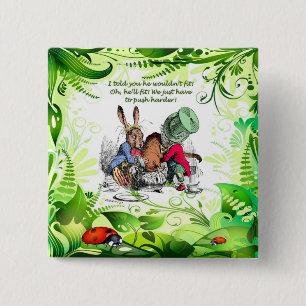 Badge Carré 5 Cm Oh, il va s'adapter ! 1