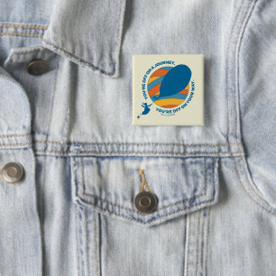 Badge Carré 5 Cm Oh, Les Endroits Où Tu Vas Aller ! "Vous êtes en r