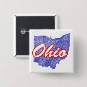 Badge Carré 5 Cm Ohio (Devant & derrière)