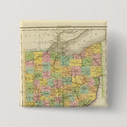 Badge Carré 5 Cm Ohio (Devant)