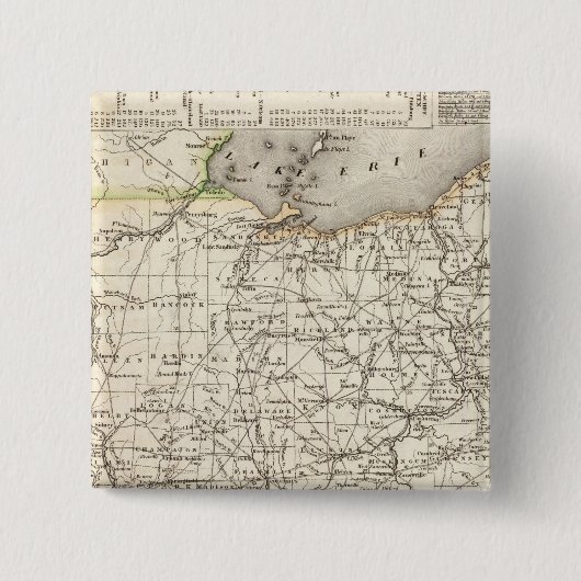Badge Carré 5 Cm Ohio 12 (Devant)