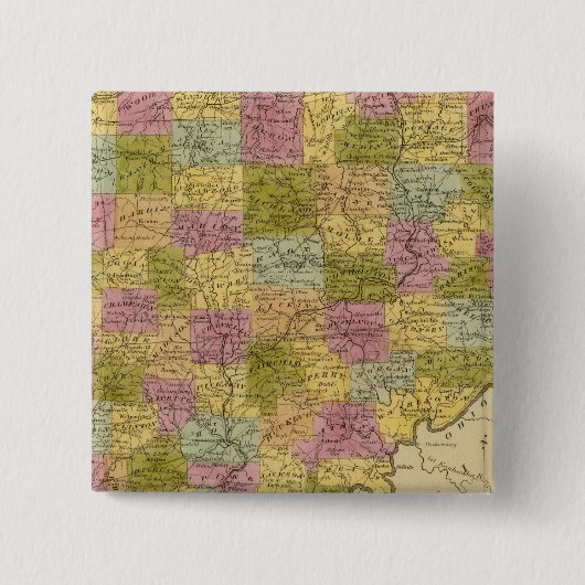 Badge Carré 5 Cm Ohio 3 (Devant)