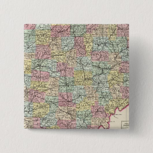 Badge Carré 5 Cm Ohio 6 (Devant)