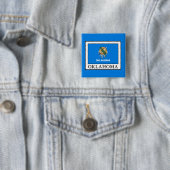 Badge Carré 5 Cm Oklahoma (En situation)