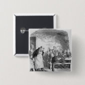 Badge Carré 5 Cm Oliver demandant plus (Devant & derrière)