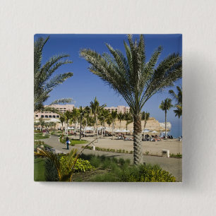 Badge Carré 5 Cm Oman, Mascate, Al, Jissah. Shangri, La Barr Al,