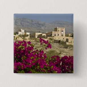 Badge Carré 5 Cm Oman, montagnes de l'Hajar occidental, Al Hamra. V
