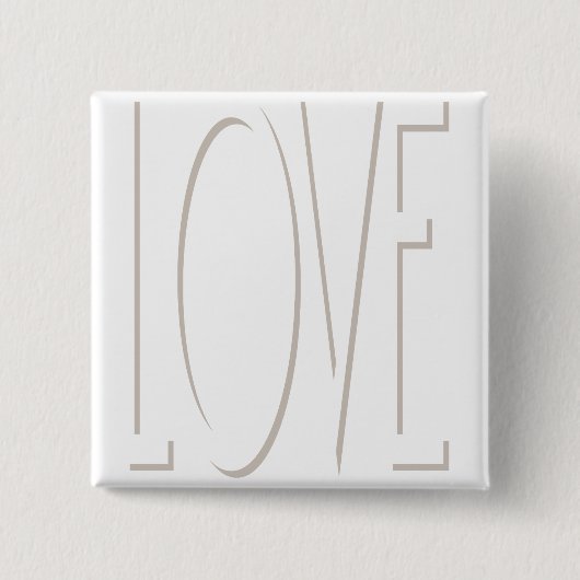 Badge Carré 5 Cm Ombre D'AMOUR (Devant)