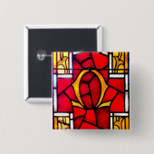 Badge Carré 5 Cm Oméga (Devant & derrière)