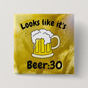 Badge Carré 5 Cm On dirait son Humour de boisson Beer30