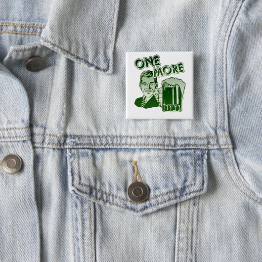 Badge Carré 5 Cm On plus buvant (En situation)