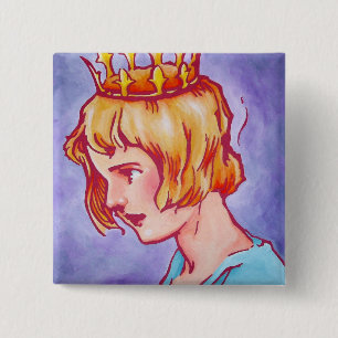Badge Carré 5 Cm Once Pinback - Dorothy