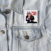 Badge Carré 5 Cm Oncle Sam Tu Mens (En situation)