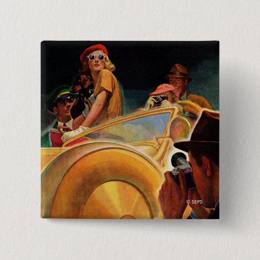 Badge Carré 5 Cm Opportunité photo (Devant)