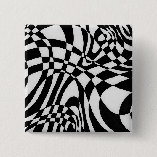 Badge Carré 5 Cm Optic #1 by Michael Moffa c1991 (Devant)