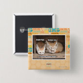 Badge Carré 5 Cm Options d'affichage de page (Devant & derrière)