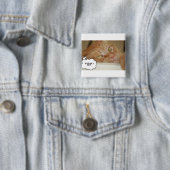 Badge Carré 5 Cm Optométriste Humour (En situation)