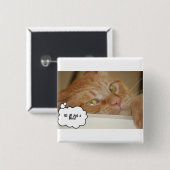 Badge Carré 5 Cm Optométriste Humour (Devant & derrière)