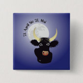 Badge Carré 5 Cm Orbite de Buttons (Devant)