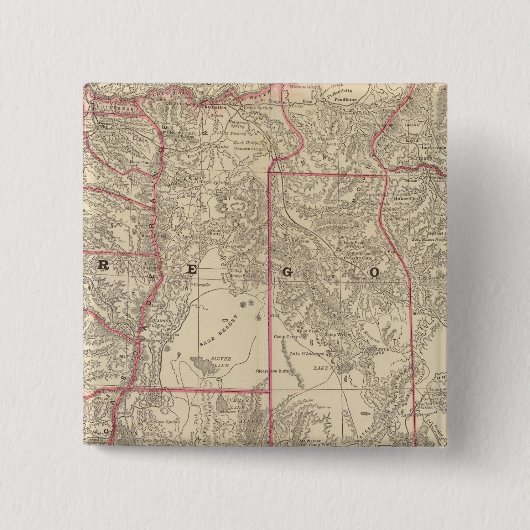 Badge Carré 5 Cm Oregon 6 (Devant)