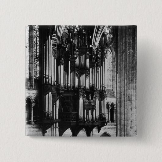 Badge Carré 5 Cm Organe (Devant)