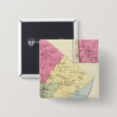 Badge Carré 5 Cm Ossining, Sparte (Devant & derrière)
