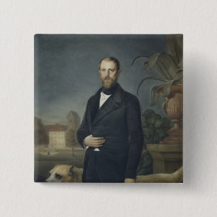 Badge Carré 5 Cm Otto von Bismarck, c.1850