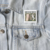 Badge Carré 5 Cm Où Sont Les Choses Sauvages | Scène 1 (En situation)