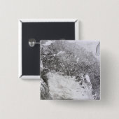 Badge Carré 5 Cm Ouest du Canada (Devant & derrière)