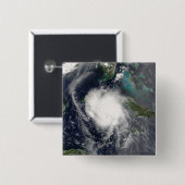 Badge Carré 5 Cm Ouragan Charley 2 (Devant & derrière)