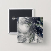 Badge Carré 5 Cm Ouragan Dean (Devant & derrière)