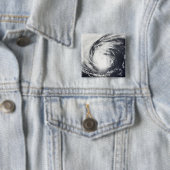 Badge Carré 5 Cm Ouragan Elida 2 (En situation)