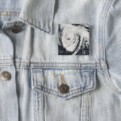 Badge Carré 5 Cm Ouragan Florence (En situation)