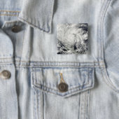 Badge Carré 5 Cm Ouragan Ida au-dessus du Nicaragua (En situation)