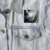 Badge Carré 5 Cm Ouragan Ignacio (En situation)