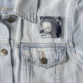Badge Carré 5 Cm Ouragan Igor 2 (En situation)