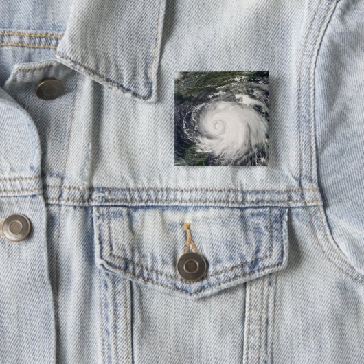 Badge Carré 5 Cm Ouragan Ike 4 (En situation)