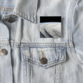 Badge Carré 5 Cm Ouragan Ike 7 (En situation)